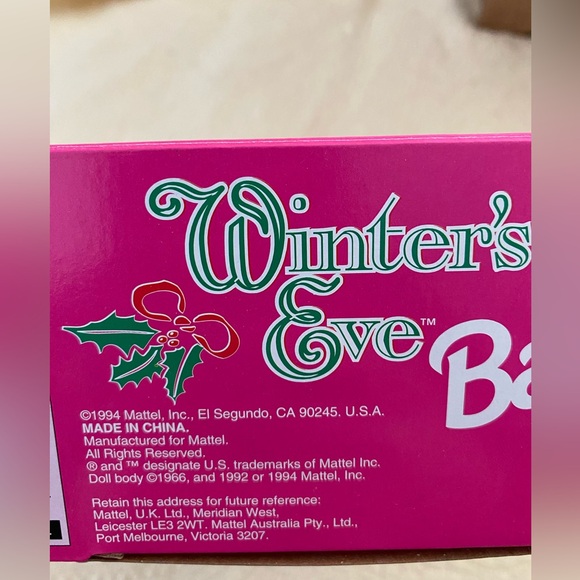 NIB 1994 Winter's Eve Barbie Doll Special Edition - Picture 6 of 6